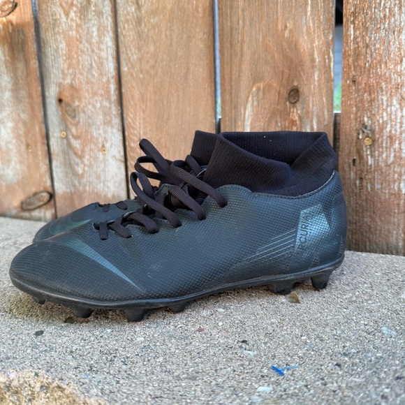 NIKE Mercurial Men’s Black Superfly Soccer Cleats Shoe Size 7.5 - Picture 2 of 11